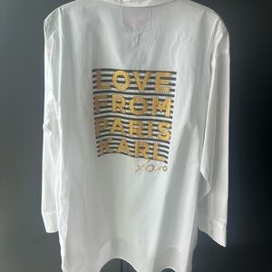 NWT Karl Lagerfeld limited edition tunic blouse/shirt dress. Size medium.